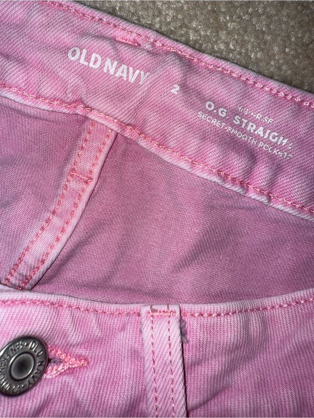 Pink Denim Shorts - Picture 3 of 3